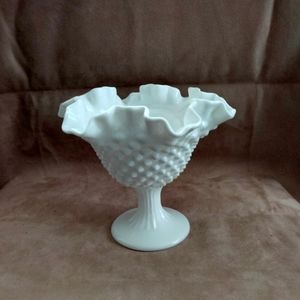 Fenton Hobnail Milk Glass